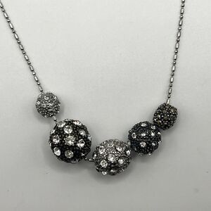 *3/$20* American Eagle silver tone rhinestone necklace